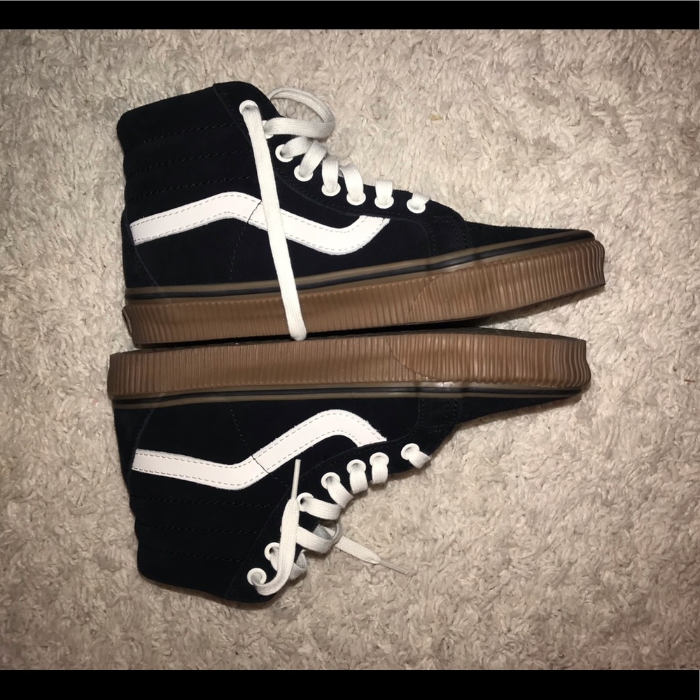 rubber gum sole high top vans